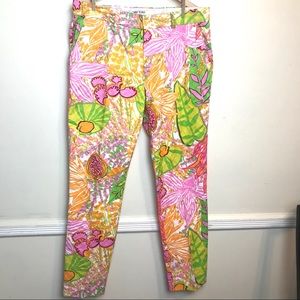 Mr Turk Tropical Print Pants Trousers Trina Turk